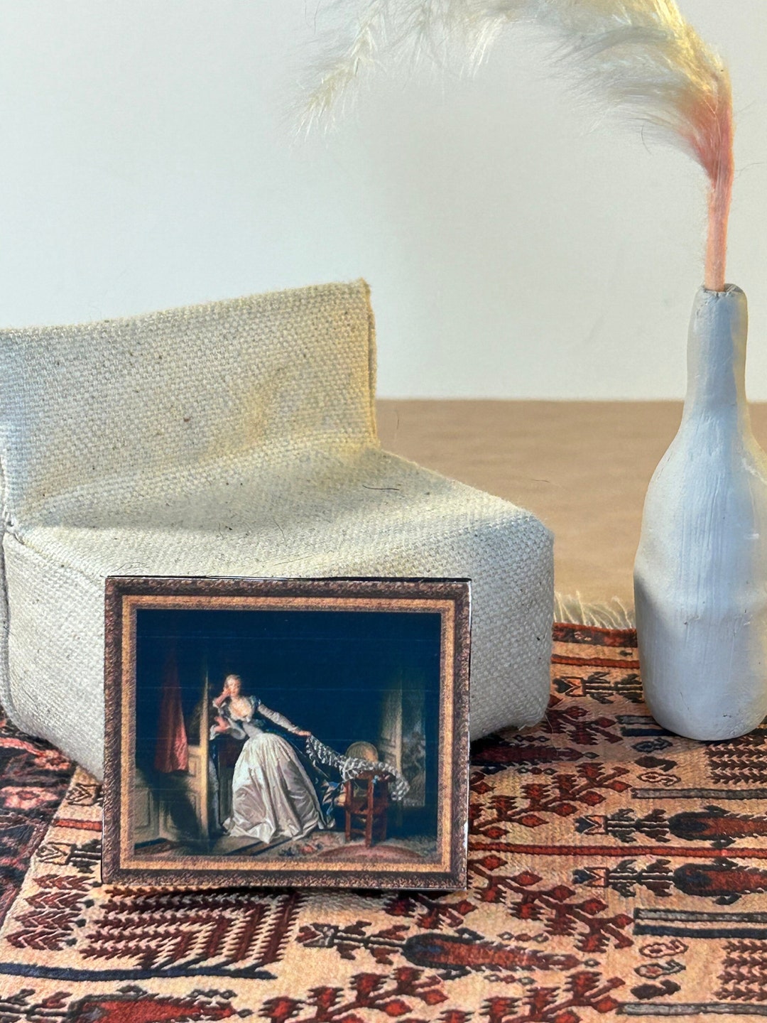 Miniature Painting Wall Art Gold Frame CUSTOM OPTIONS Etsy