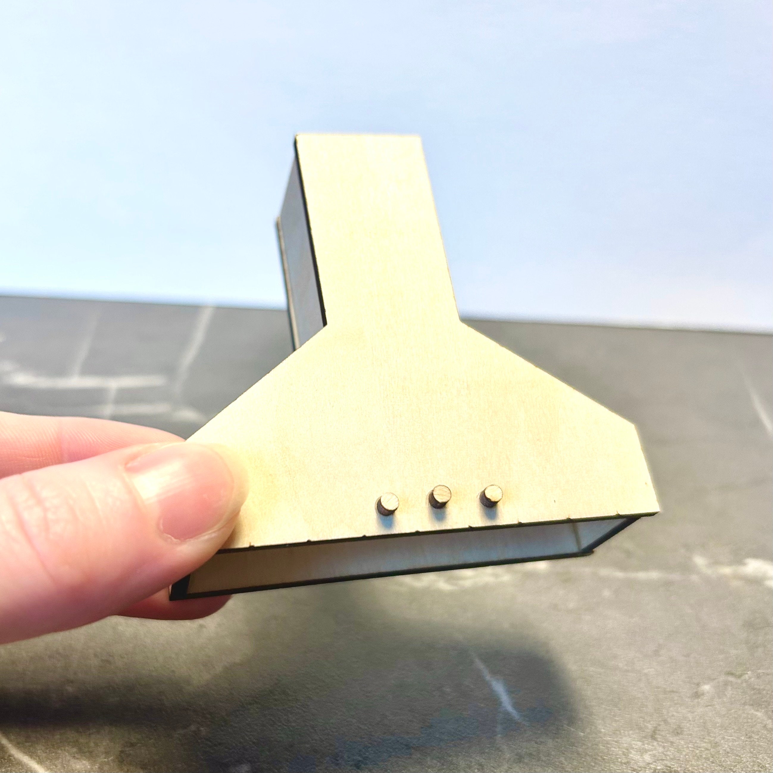 1:12 Dollhouse Vent Hood Unfinished - Etsy