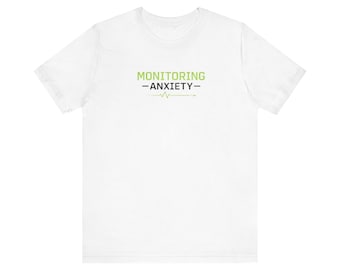 Camiseta de Engenheiro DevOps, Camiseta para Monitoramento da Ansiedade, Presente para Engenheiro de Confiabilidade de Site, Camiseta de Operações de TI