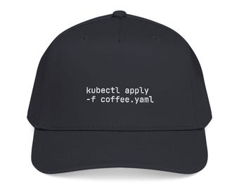 Engenheiro Kubernetes, Chapéu de Café YAML, Boné de Plataforma de Nuvem DevOps