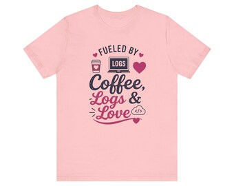 Camiseta "Amo Toras de Café" | Camiseta para Mãe de Tecnólogo, Presente para Mãe de Programador