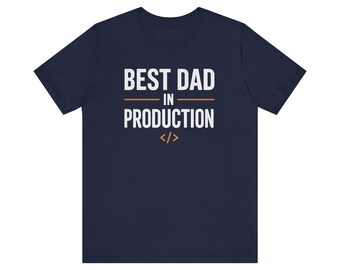 Camiseta "Pai Programador" | Camiseta para o Dia dos Pais DevOps, Presente para Engenheiro de Produção