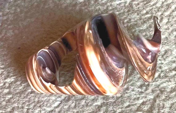 ARJ-45 shell ring, whole shell ring, hand made, p… - image 5