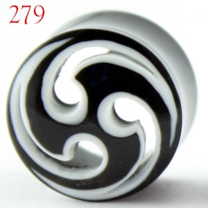 279 Buffalo Horn plugs Gauges Pair Carved Earrings Piercings Handmade Organic tunnels spirals