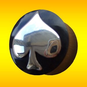 065 Buffalo Horn plugs (9.25 silver) Gauges Pair Carved Earrings Piercings Organic tunnels spirals