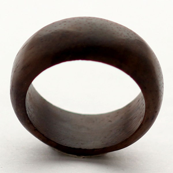 AR017 Wooden Ring Wedding Band Sono Wood Mens Womens Organic Handmade Natural Engagement Anniversary Proposal Unique