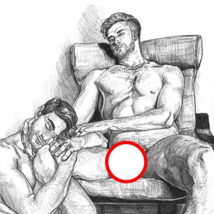 Between Men III - PRINT