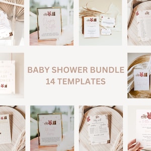 cowgirl baby shower bundle little cowgirl is on the way baby shower invitation template baby shower western baby shower instant download