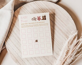 cowgirl baby shower games little cowgirl is on the way baby shower bingo template baby shower western baby shower