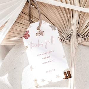 Bomboniere per baby shower piccola cowgirl, modello di invito per baby shower piccola cowgirl, modello di etichetta per bomboniere per baby shower occidentale per baby shower