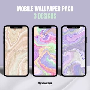 Mobile Phone Wallpaper | Watercolor Designs | iPhone Wallpaper | Samsung Background | iPhone Background | Phone Wallpaper Digital Download