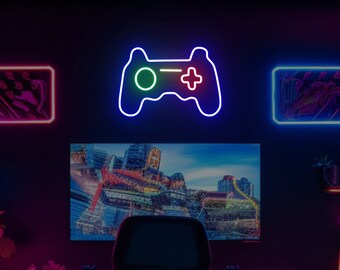 Contoler Neon Sign Gaming Remote Custom Neon Sign Game Pad Neon Sign LED Sign for Game ...