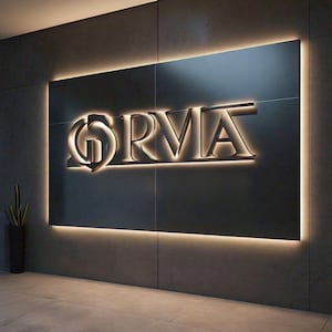 Metal Backlit 3D Business Sign, Stainless Steel Business Sign, 3D Backlit Letters, Business Logo Sign, Storefront Sign, Advertising Sign