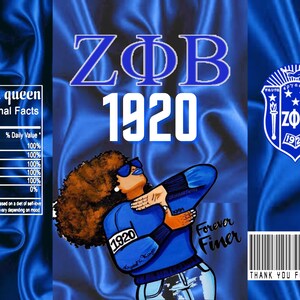 Zeta Phi Beta Potato Chip Bags
