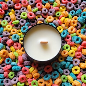 Fruit Loops Hand-Poured Organic Soy Candle and Wax Melts