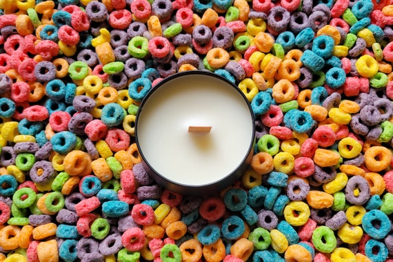 Fruit Loops Hand-Poured Organic Soy Candle and Wax Melts