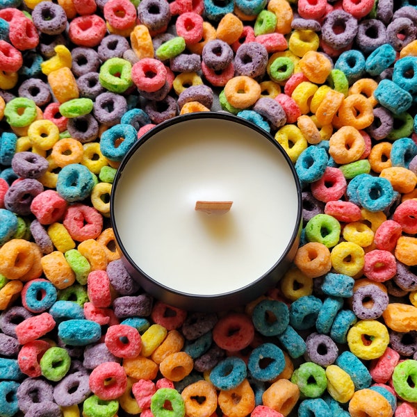 Fruit Loops Hand-Poured Organic Soy Candle and Wax Melts
