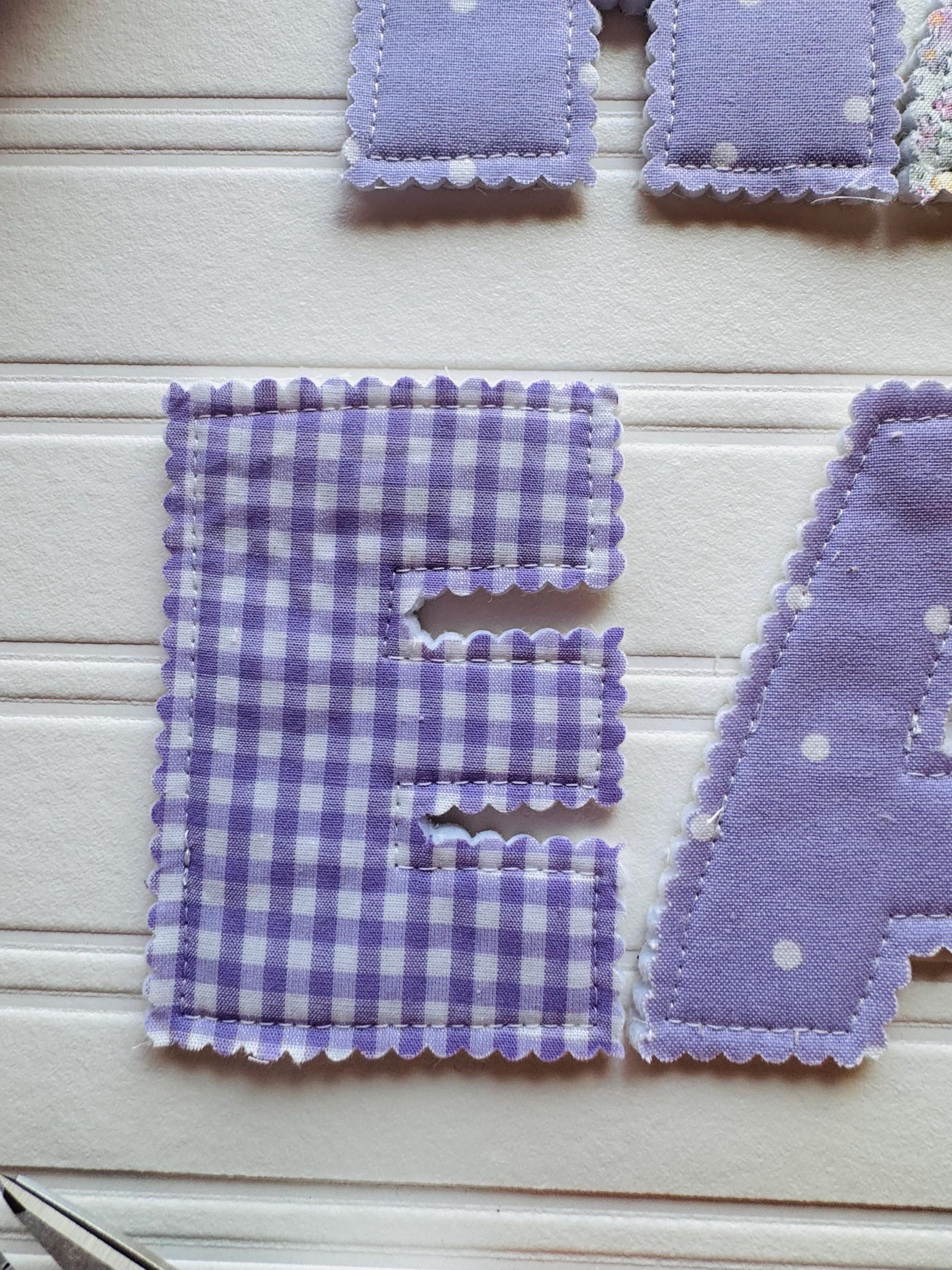 Pastel Easter Fabric Letter Banner | Spring Bunny Party Decor ...