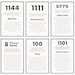 Angel Numbers Oracle Cards, Angel Number Affirmation Cards, Printable ...
