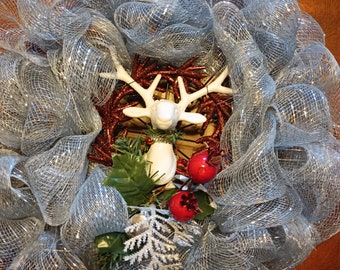 Christmas Wreath with Deer And bell