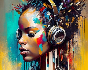 Impressão digital de menina acrílica: adicione um toque de elegância ao seu espaço!