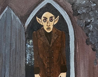 Nosferatu / Dracula Greeting Card