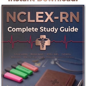 NCLEX-RN Study Guide | Nursing Notes, Lab Values, Cheat Sheets (PDF Download)