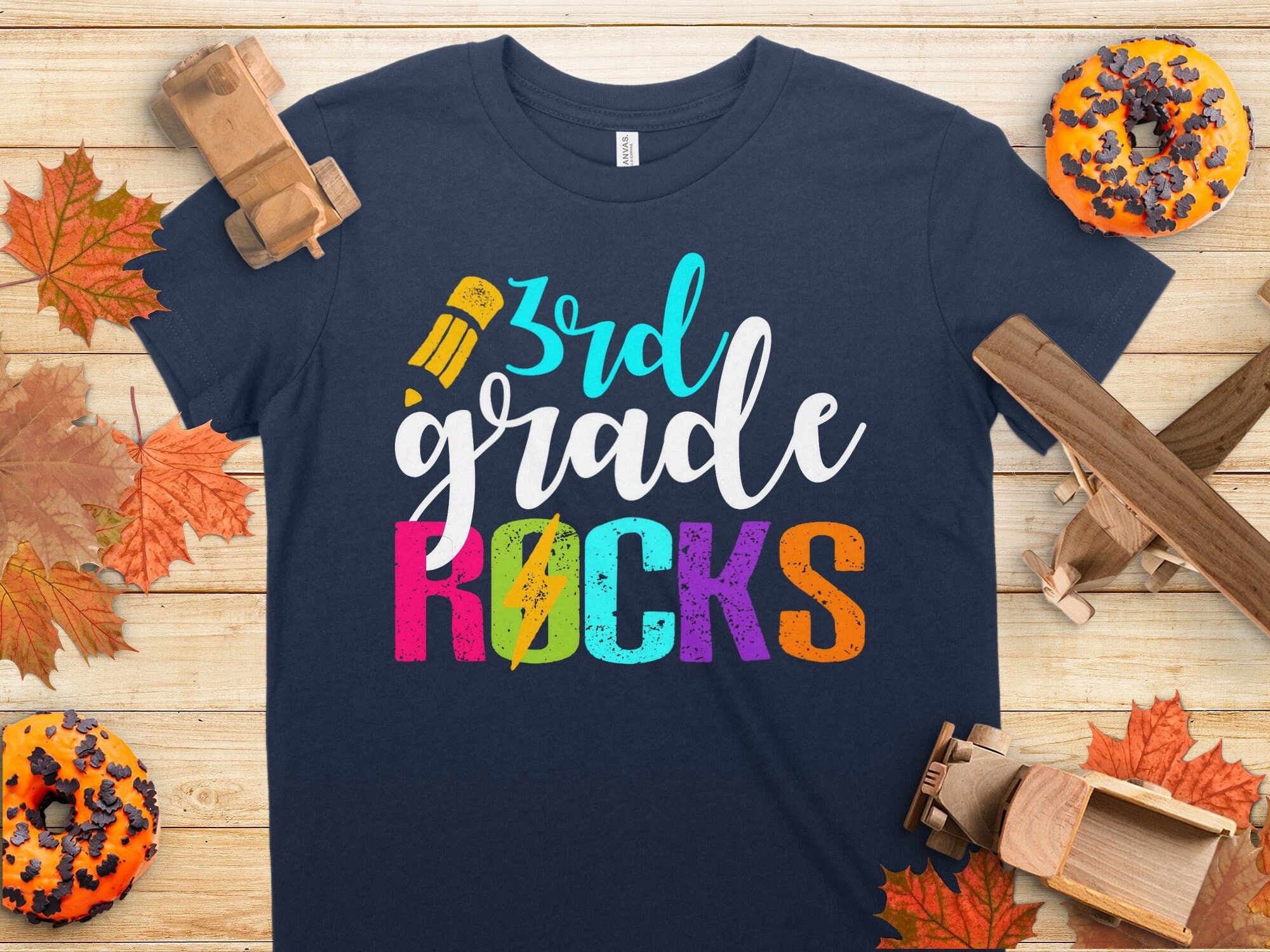3rd Grade Rocks T-shirt, First Day Of School, Back To School, Gift For Student, Pre School Kids Shirt, Teacher Gift