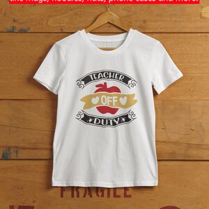 Lehrer Off Duty Shirt, Lehrer Shirt, Neuer Lehrer, Lehrer Life Shirt, Lehrer Geschenk, Lehrer Wertschätzung, Niedliches Lehrer T-Shirt