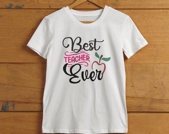 Best Teacher Ever Shirt, Lehrer Shirt, Lehrer Shirt, Lehrer Leben Shirt, Lehrer Geschenk, Lehrer Wertschätzung, Niedliches Lehrer T-Shirt