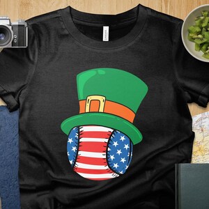 Baseball Irish Shirt, St Patrick's Day Shirt, Funny St Patrick's Day Shirt, St. Patrick's Day Gift, Clover Shirt, Irish Shirt