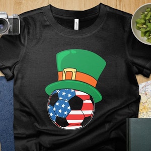 Soccer Irish Shirt, St Patrick's Day Shirt, Funny St Patrick's Day Shirt, St. Patrick's Day Gift, Clover Shirt, Irish Shirt