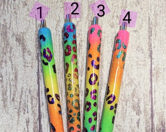 Rainbow leopard Pens