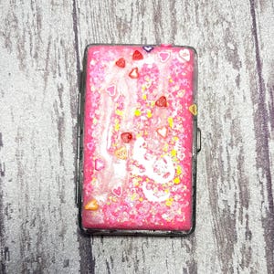 Cartera con pedrería / billetera / monedero con pedrería