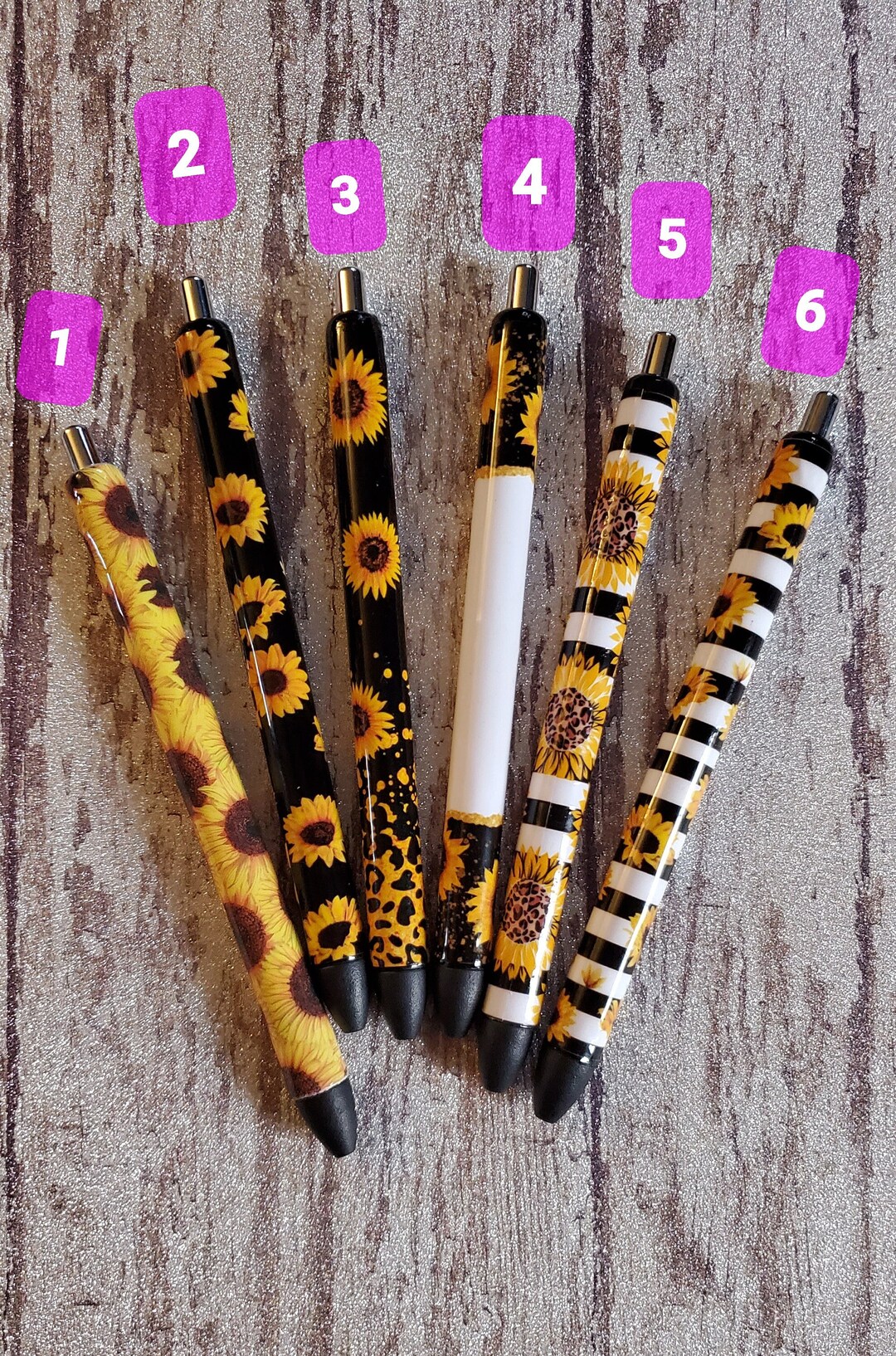 Sunflower Pens Etsy