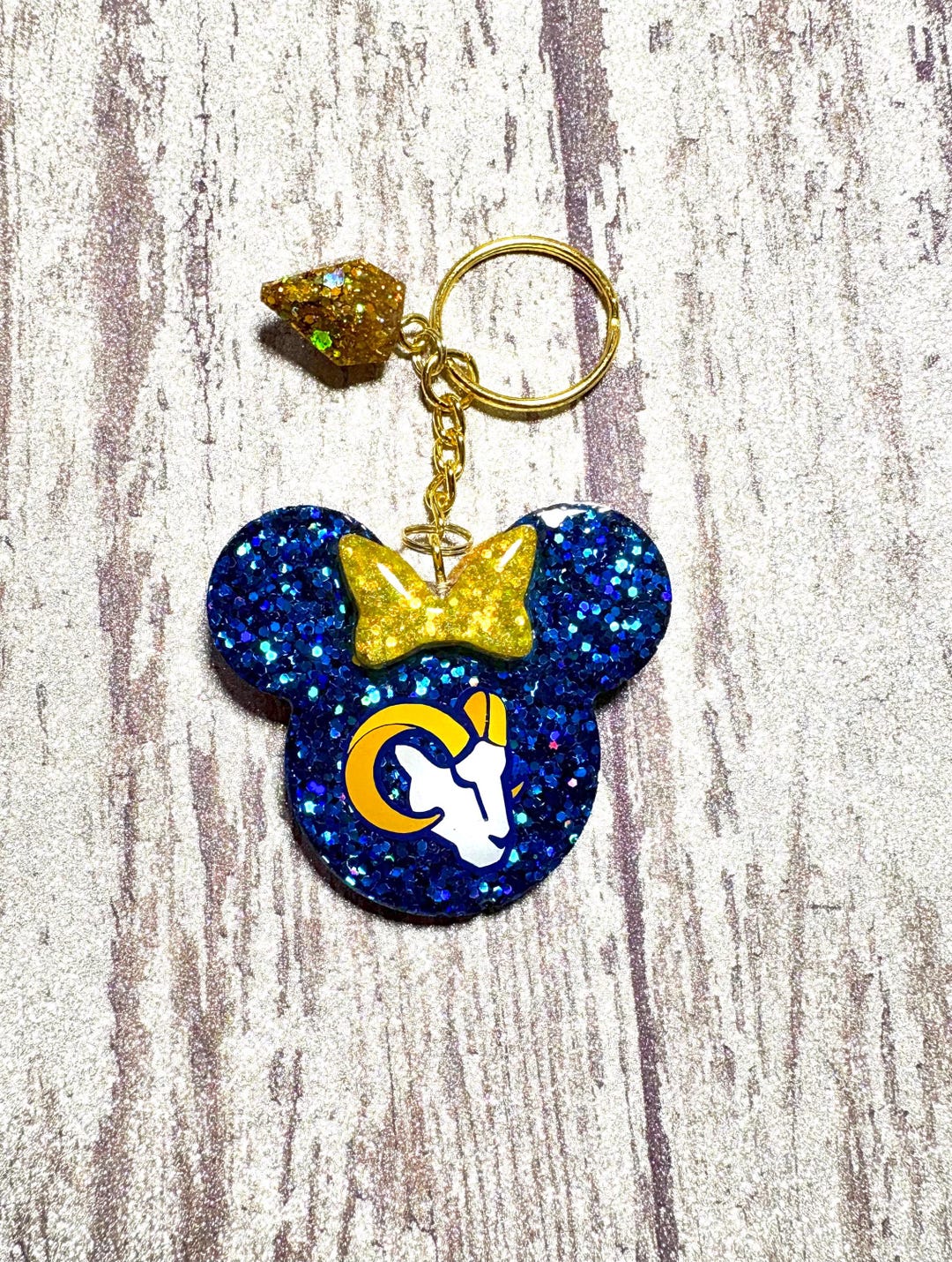 La Rams Keychain | Football Keychain | Football Fan Gift | Sports Mom ...