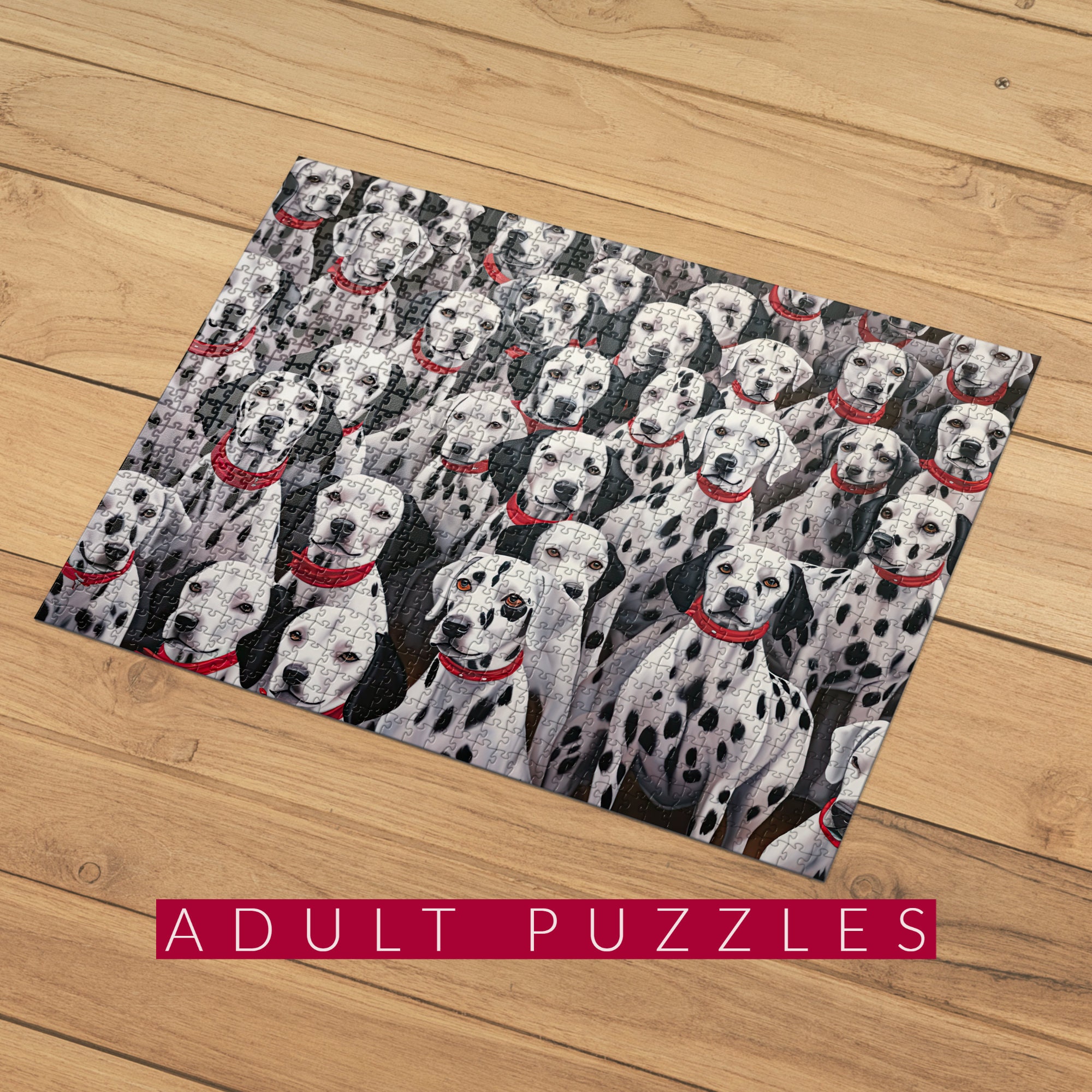 Dalmatian Jigsaw Puzzle, Dog Puzzle, Puzzles for Adults, Adult Puzzles