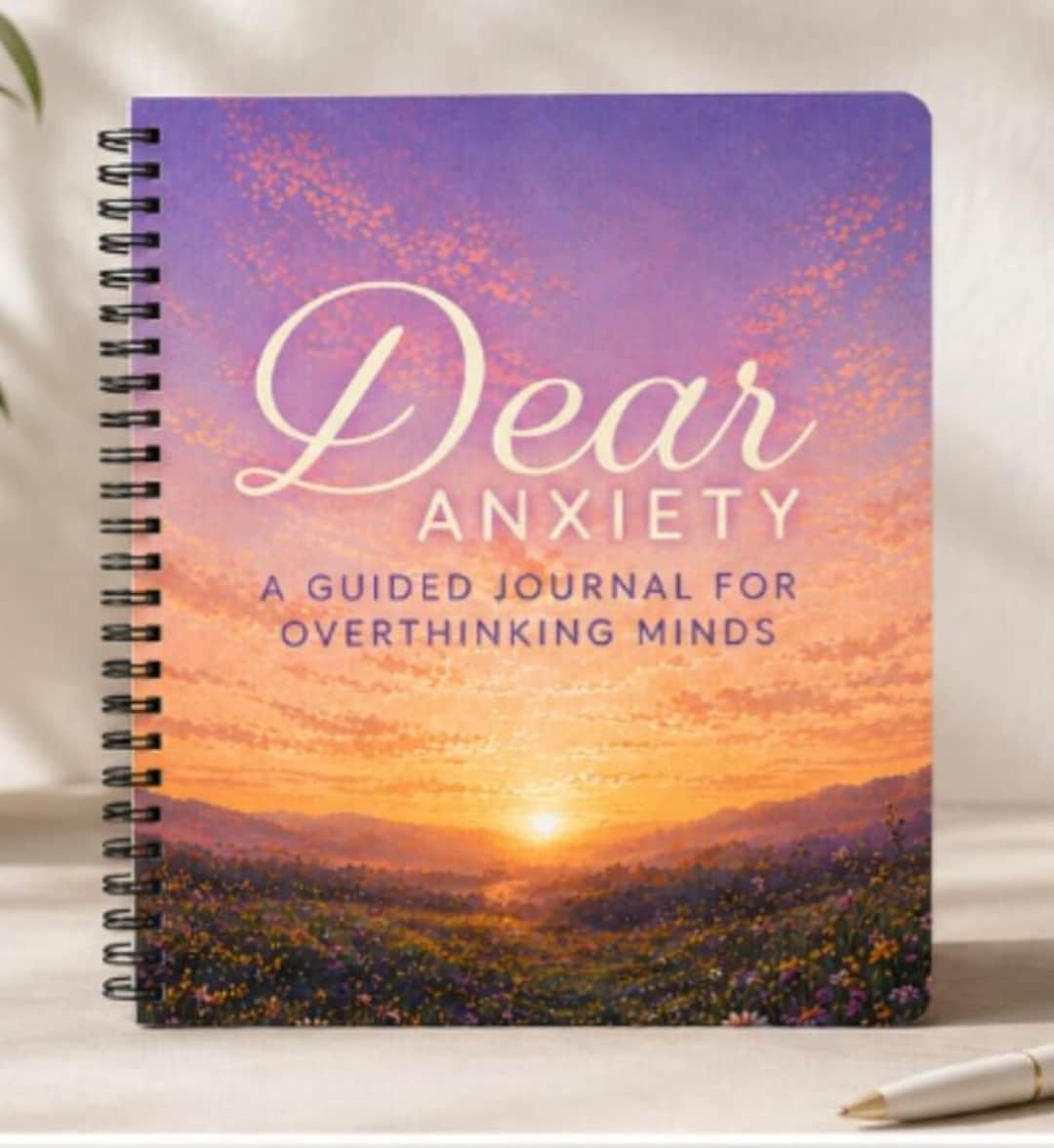 Anxiety Journal Printable | Guided Overthinking Relief, Mental Health ...