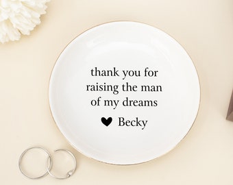 Personalized Ring Dish, Mother of the Groom Gift, Mother of the Bride Gift, Mother In Law Gift, Wedding Gift for Mom, Customized Gift