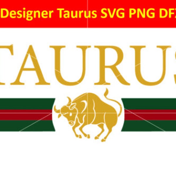 Taurus Astrology Fashion Design - SVG PNG and DFX