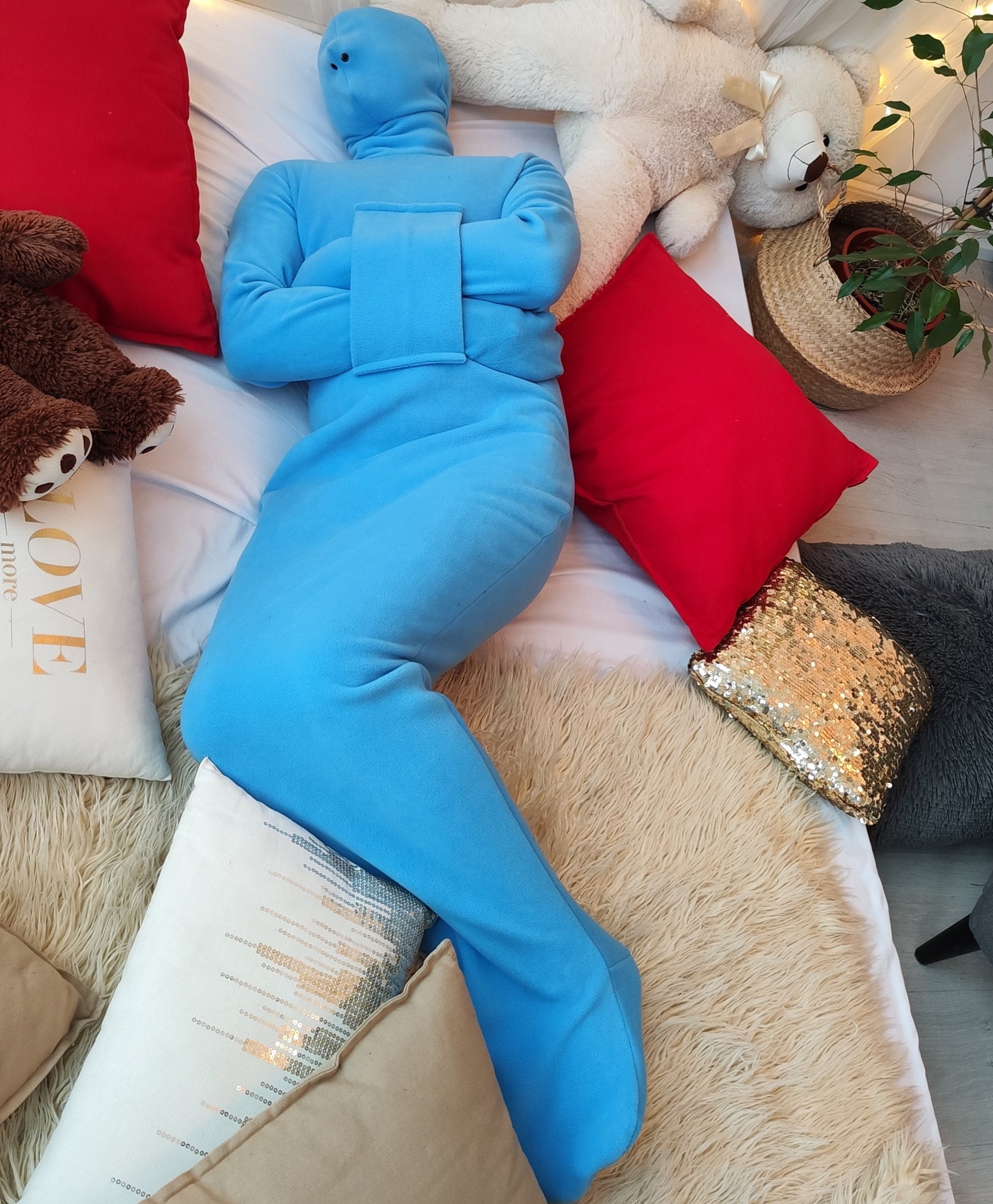 Soft Fleece Bondage Sleepsack Straitjacket Etsy