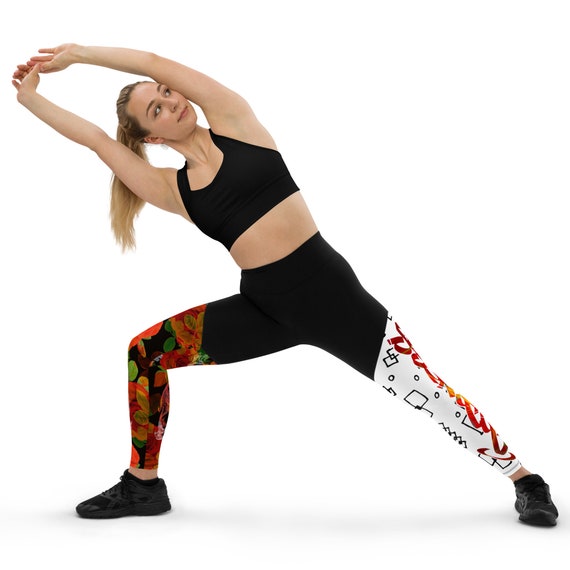 The Liminal Rose [Sports Leggings]