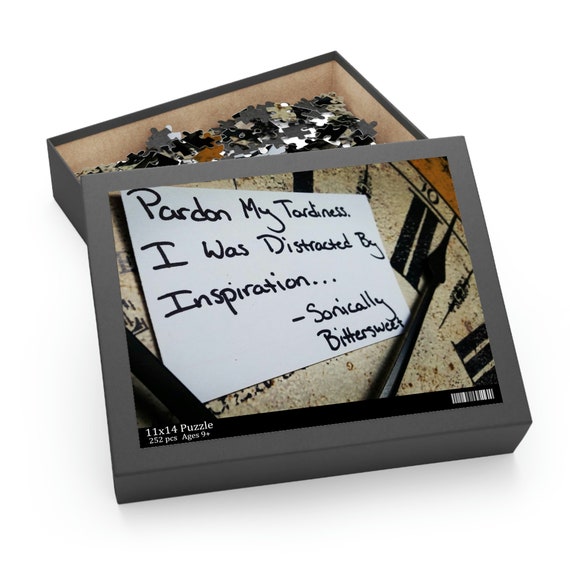 Distracted By Inspiration [Jigsaw Puzzle: 120 and 252 Game Pieces]