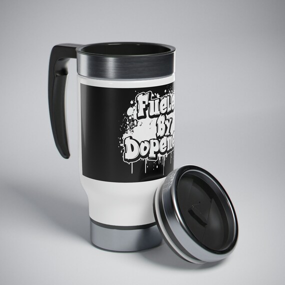 On the Road Again [Stainless Steel Travel Mug / Cup with Handle, 14oz]