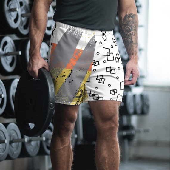 Under Construction [Men's Recycled Athletic Shorts / Gym Shorts]