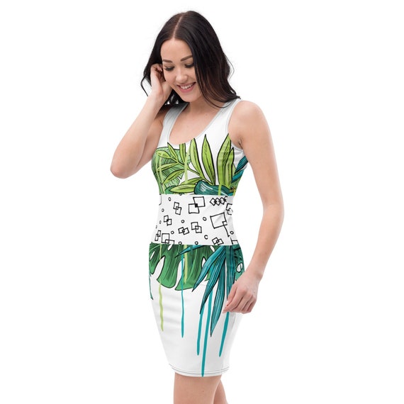 7 اخبار اخضر [Mini Dress]