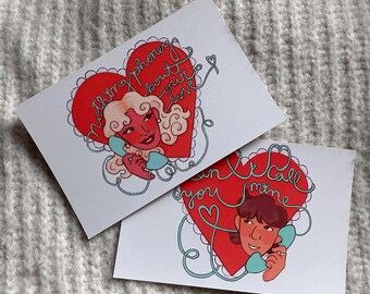 Vintage Valentine Inspired ButchFemme Postcards