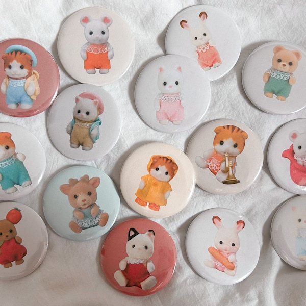 Critter Buttons - Set of Two