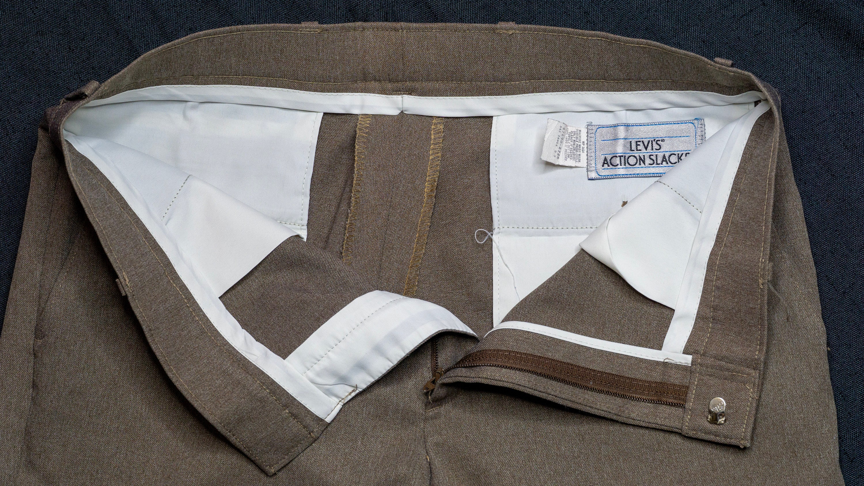 70s Levis Action Slacks Sta Prest Made in USA | W33 | Talon 70s Levis Action Slacks Sta Prest Made in USA | W33 | Talon