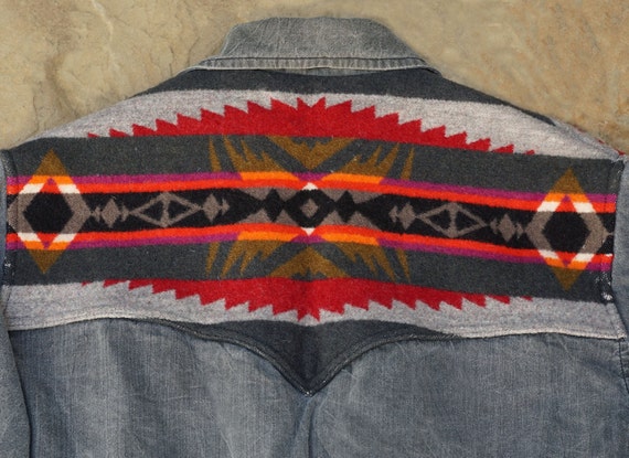 60s Pendleton High Grade Western Wear Aztec Jacket - image 3